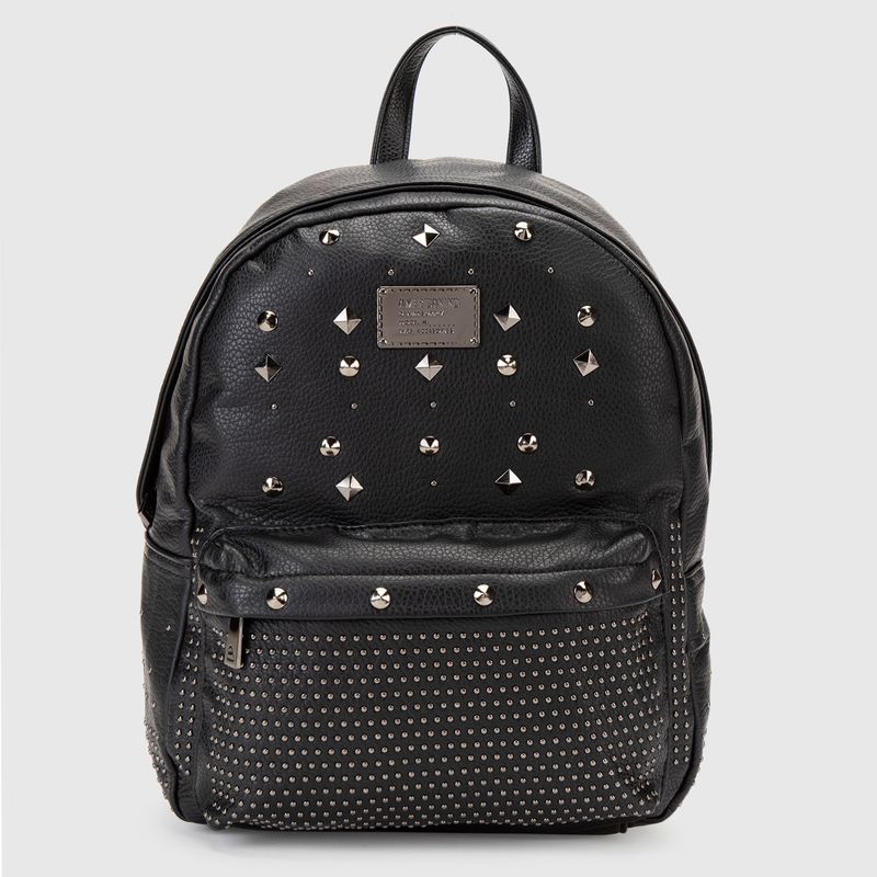 AMERICANINO - Mochila Americanino Con Tachas Negra Mujer
