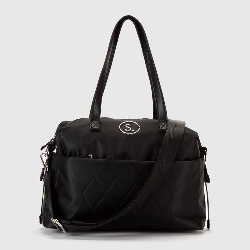 S COCCI - Cartera Negra Mujer S Cocci