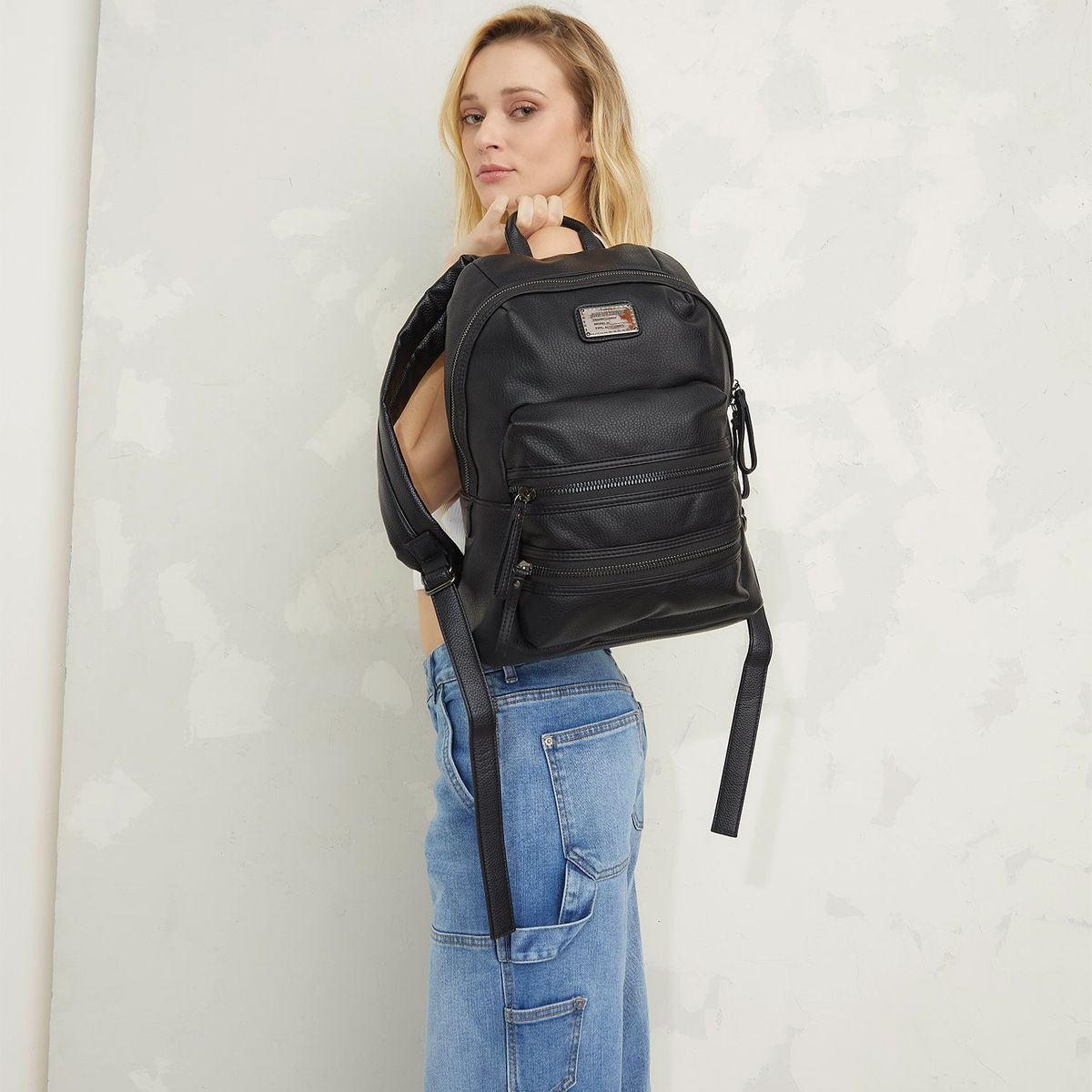 AMERICANINO - Mochila Mujer Americanino Negra