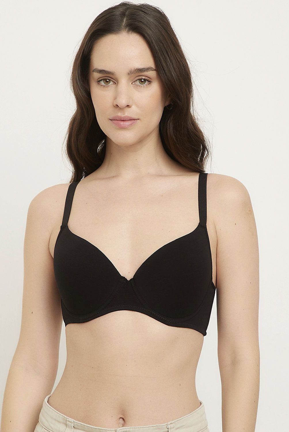 BLU - Sostén Balconette Mujer Blu Algodón con Arco