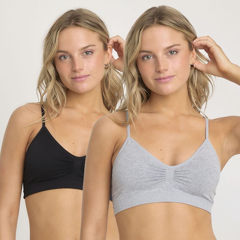 Pack De 2 Bralletes Sin Arco Mujer