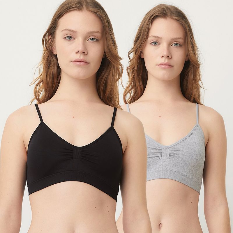 SYBILLA - Pack De 2 Bralletes Sin Arco Mujer Sybilla