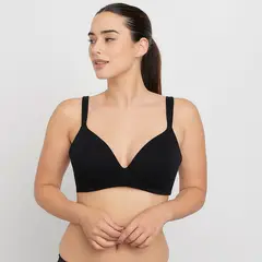BLU - Sostén de Algodón Sin Arco para Mujer