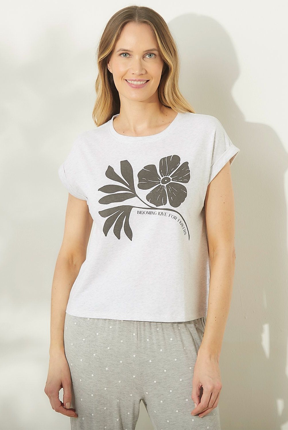 BLU - Camiseta de Pijama Mujer Blu