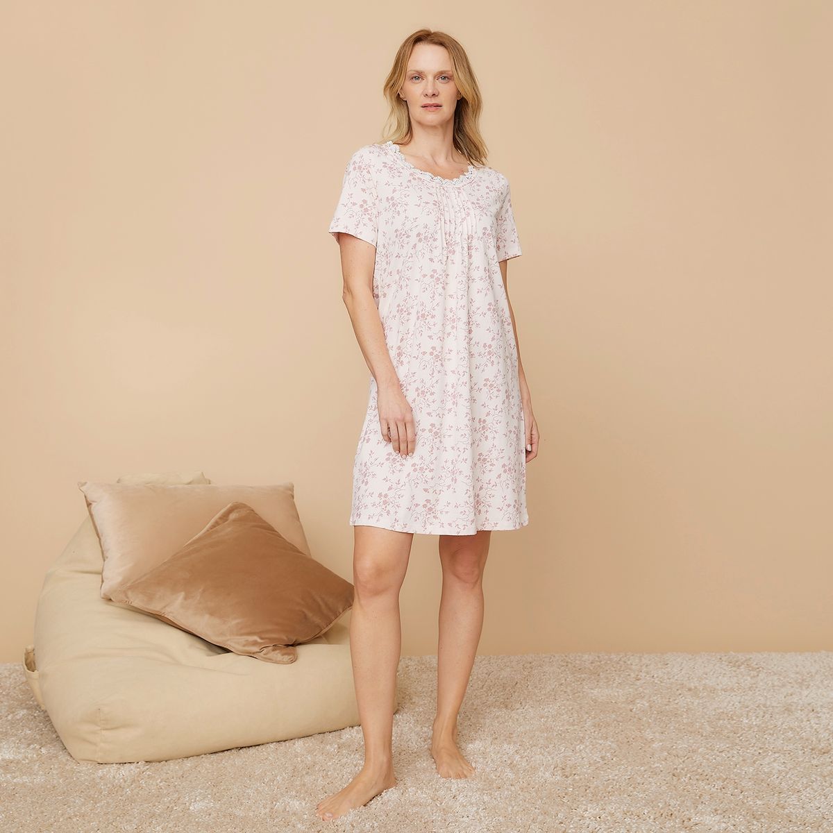 S COCCI - Camisa De Dormir Manga Corta Mujer S Cocci