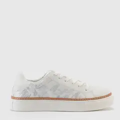 BASEMENT - Zapatilla Urbanas Mujer Cuero Blanco
