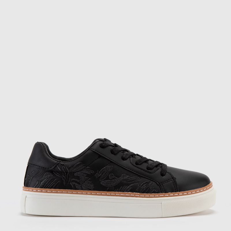 BASEMENT - Zapatilla Urbana Mujer Negro Basement