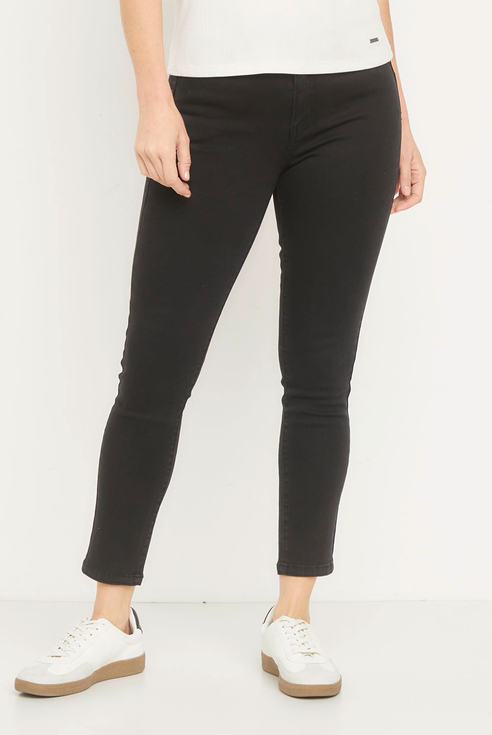 NEWPORT - Jeans Skinny Push Up Tiro Alto Mujer Newport