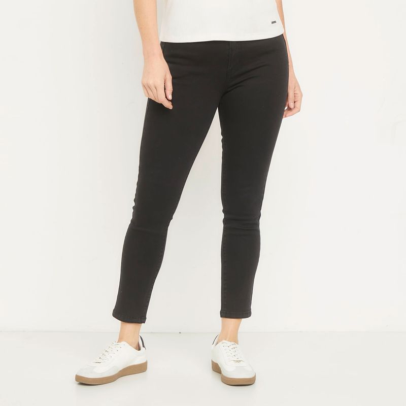NEWPORT - Jeans Skinny Push Up Tiro Alto Mujer Newport