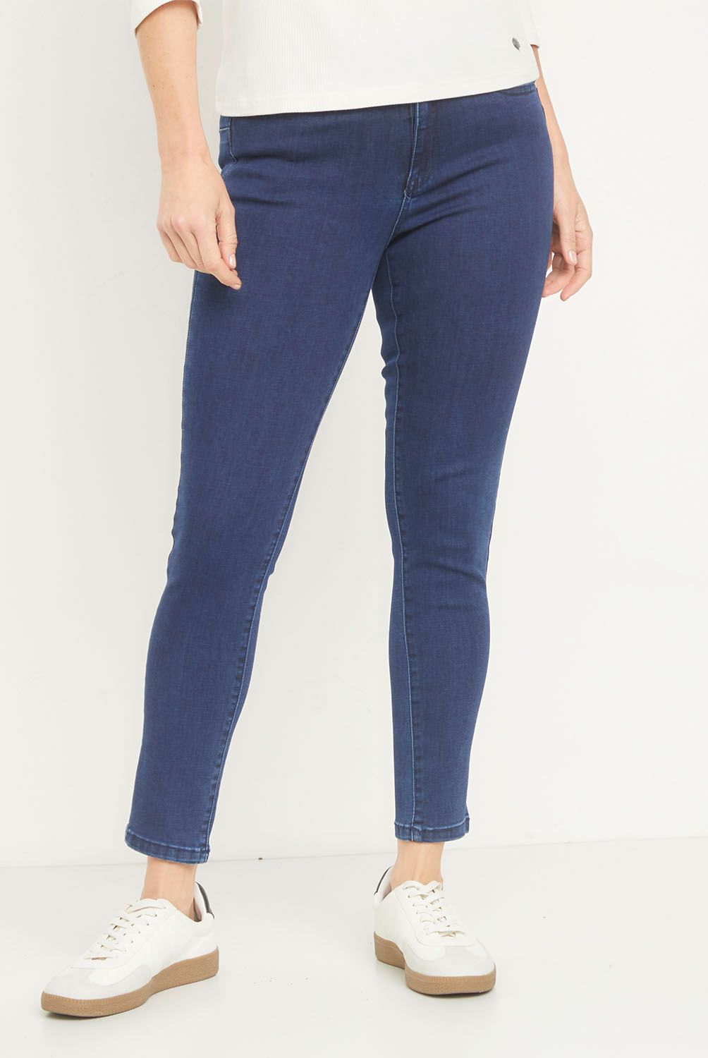 NEWPORT - Jeans Skinny Push Up Tiro Alto Mujer Newport