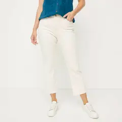 NEWPORT - Jeans Straight Tiro Alto Mujer