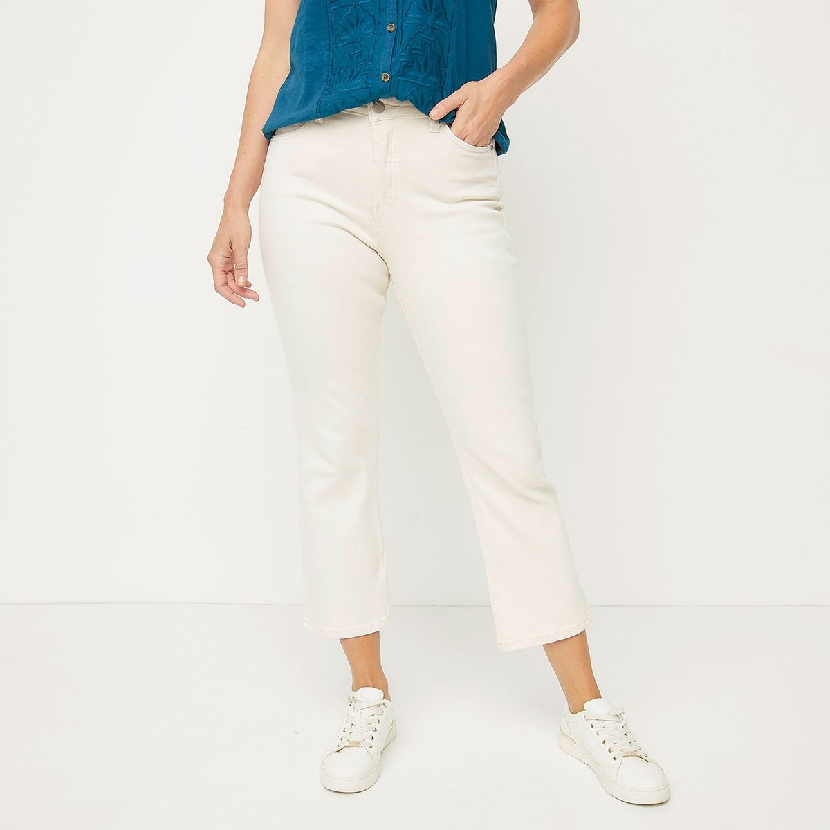 NEWPORT - Jeans Flare Tiro Alto Mujer Newport