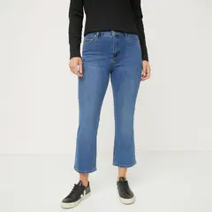 NEWPORT - Jeans Straight Tiro Alto Mujer