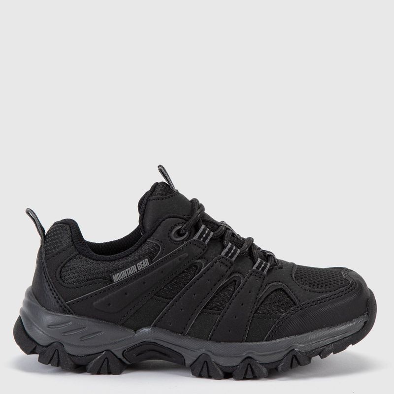 MOUNTAIN GEAR - Zapatilla Urbana Niño Negro Mountain Gear