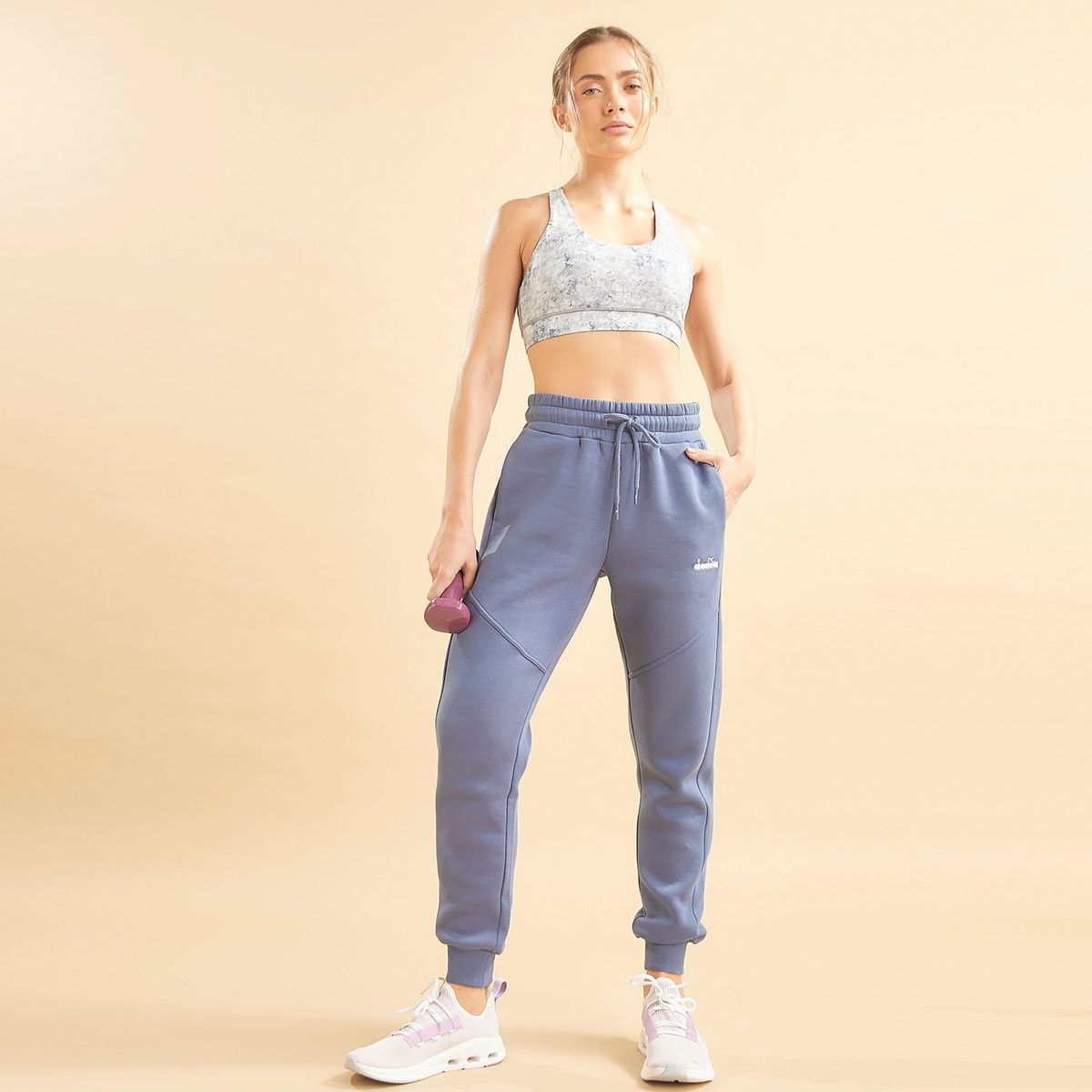 DIADORA - Pantalón Jogger Algodón Mujer Diadora