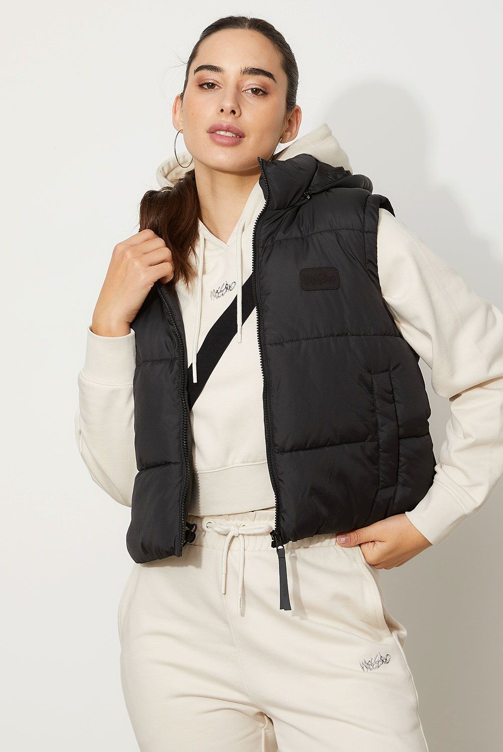 MOSSIMO - Parka Sin Mangas Casual Mujer Mossimo