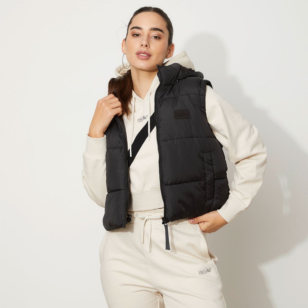 MOSSIMO - Parka Sin Mangas Casual Mujer Mossimo