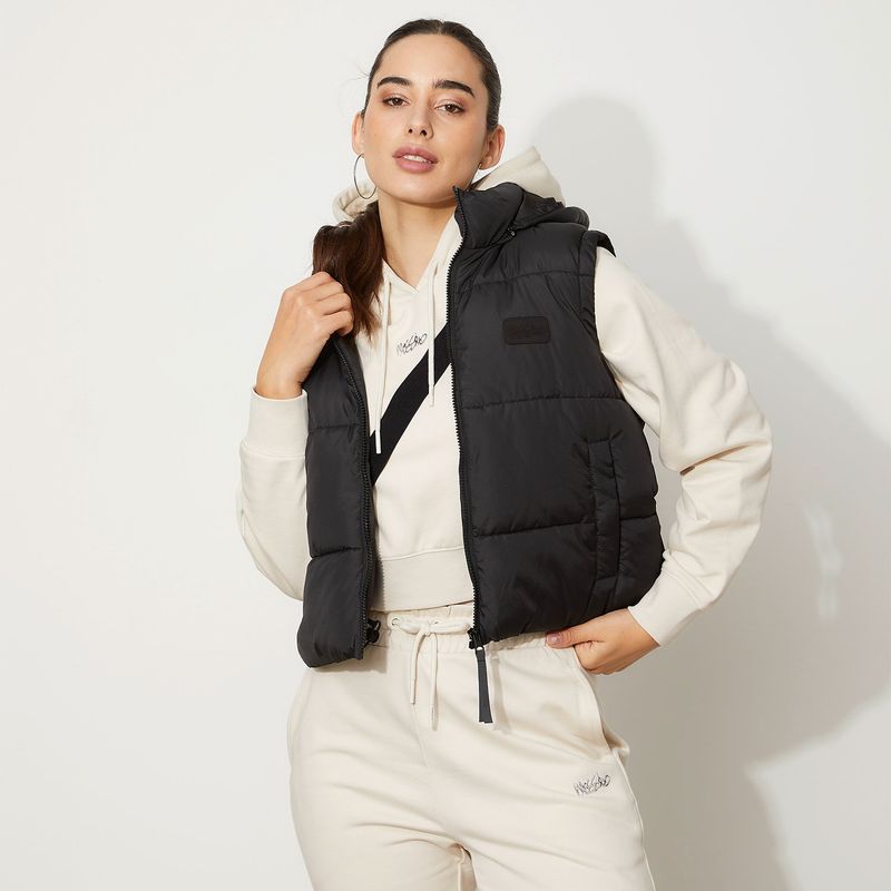MOSSIMO - Parka Sin Mangas Casual Mujer Mossimo