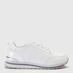APOLOGY - Zapatilla Urbana Mujer Cuero Blanco