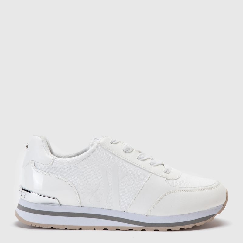 APOLOGY - Zapatilla Urbana Mujer Cuero Blanco Apology