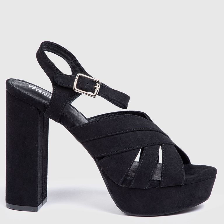 MOSSIMO Sandalia Mujer Negro