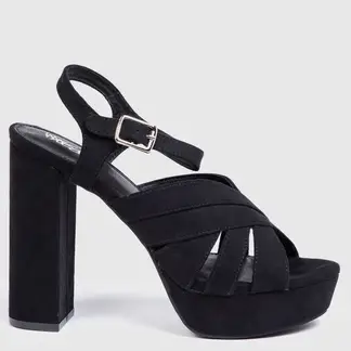 MOSSIMO - Sandalia Mujer Negro