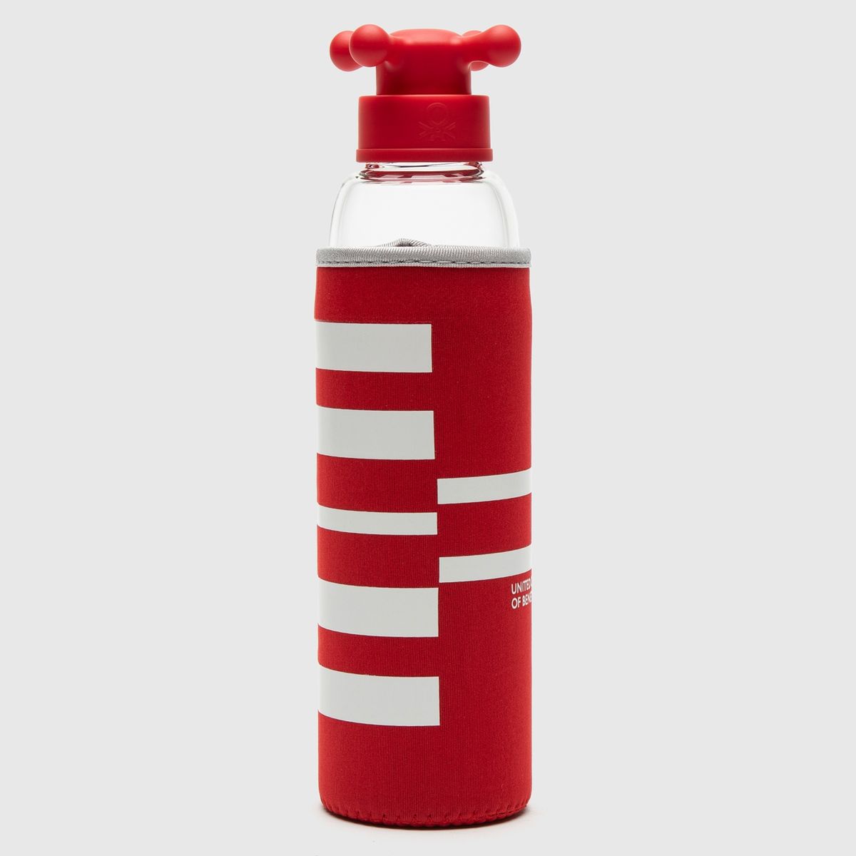 BENETTON - Botella 500 Ml Vidrio Con Funda Negra Benetton