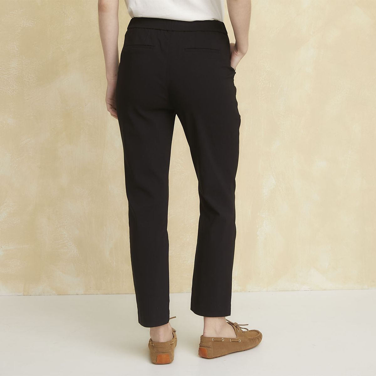 UNIVERSITY CLUB - Pantalón Viscosa Straight Tiro Alto Mujer University Club