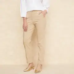 APOLOGY - Pantalón Slim Tiro Alto Mujer