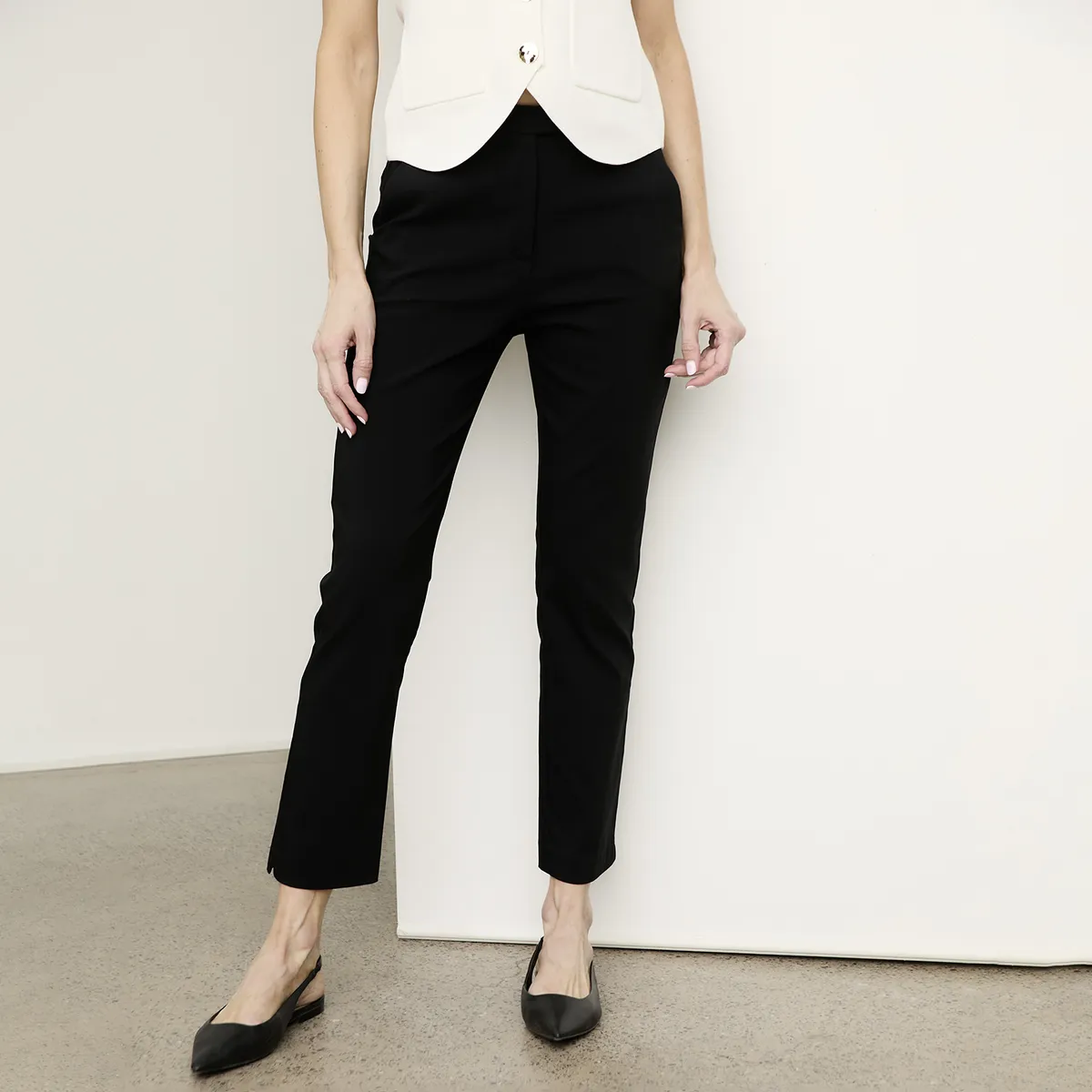 APOLOGY - Pantalón Slim Tiro Alto Mujer Apology