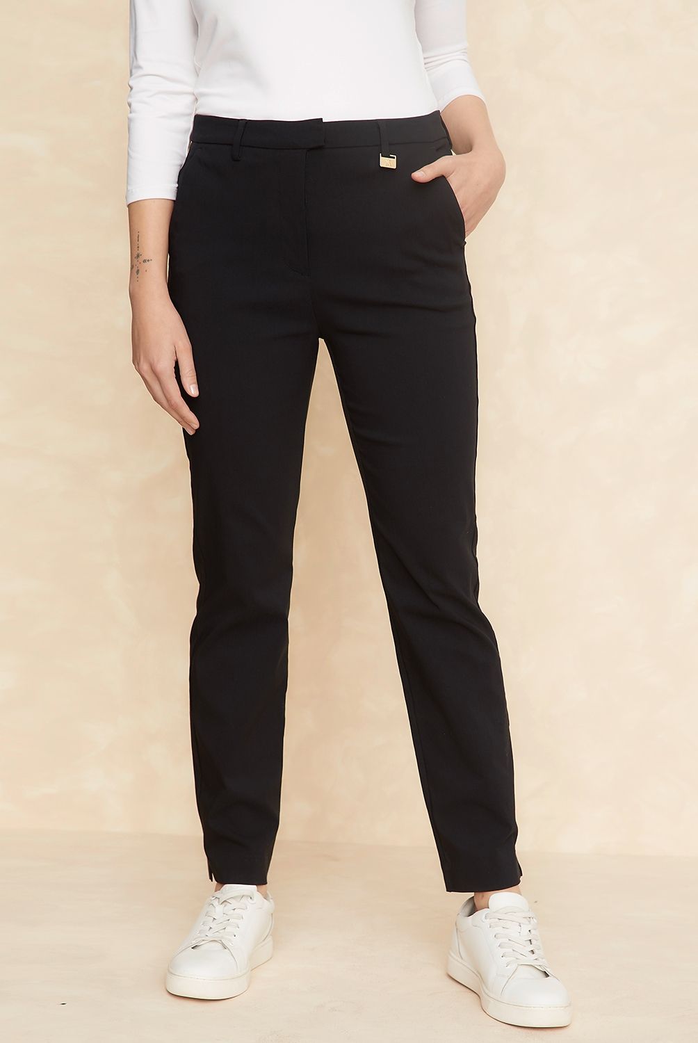 APOLOGY - Pantalón Slim Tiro Alto Mujer Apology