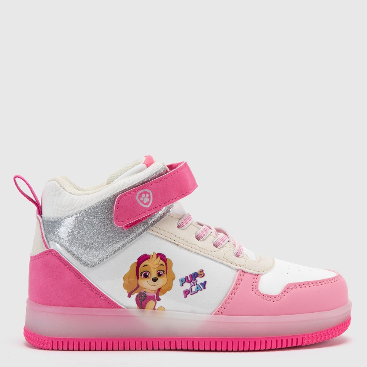 PAW PATROL - Zapatilla Urbana Niña Con Luces Rosado (22 a 33) Paw Patrol