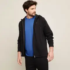 FRATTA - Polerón Con Gorro Y Cierre Completo