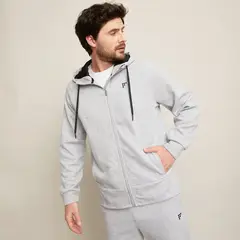 FRATTA - Polerón Deportivo con Gorro y Cierre Completo Hombre