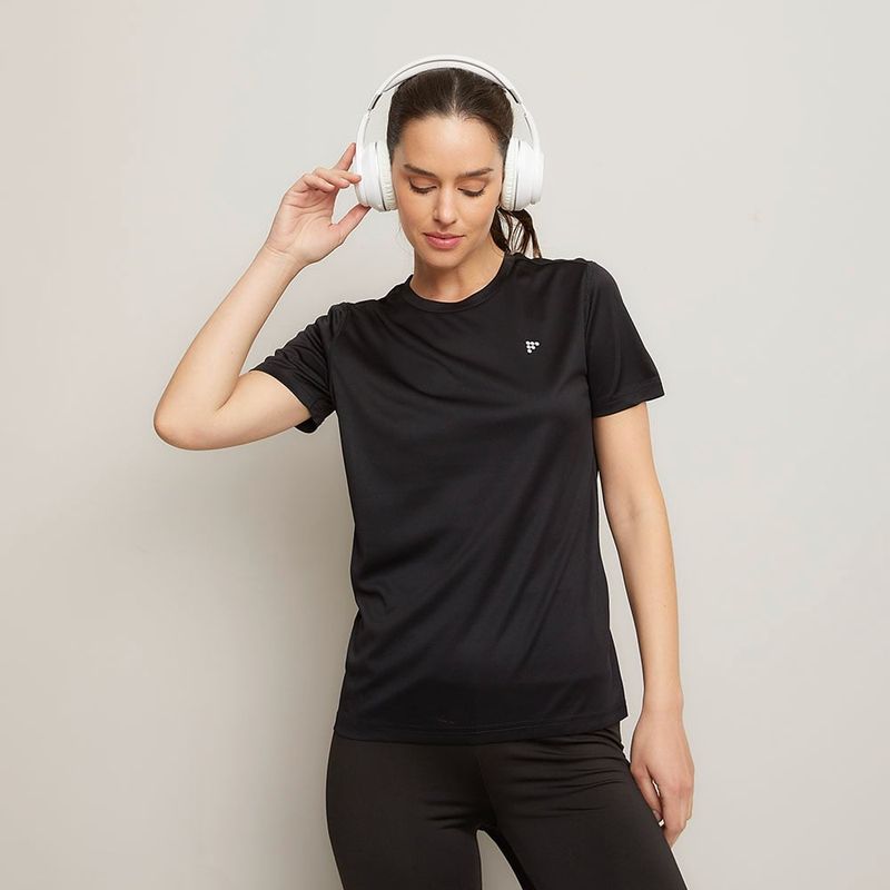 FRATTA - Polera Deportiva Fratta Manga Corta Mujer Poliéster