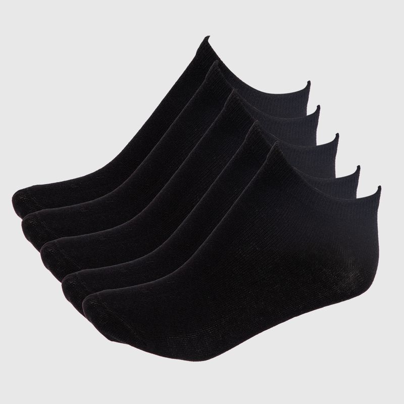 BLU - Pack de 5 Calcetines Cortos de Vestir Blu Mujer