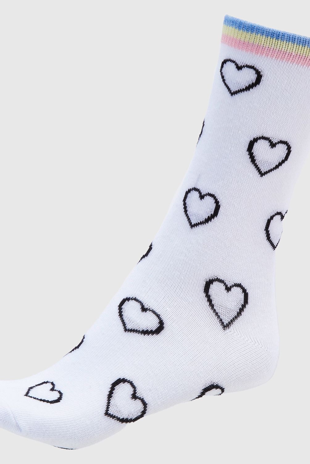 SYBILLA - Pack de 5 Calcetines Mujer Sybilla Algodón Diseño Corazones