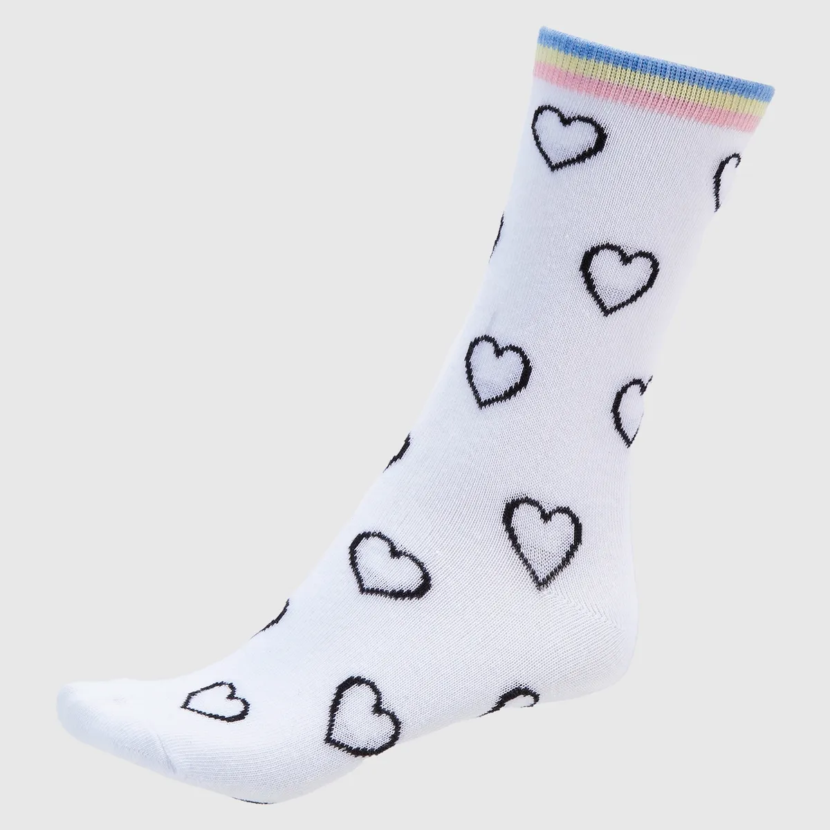 SYBILLA - Pack de 5 Calcetines Mujer Sybilla Algodón Diseño Corazones