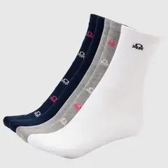 BENETTON - Pack De 5 Calcetines Mujer