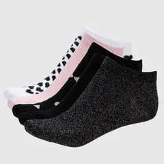 SYBILLA - Pack de 5 Calcetines Cortos Mujer Algodón