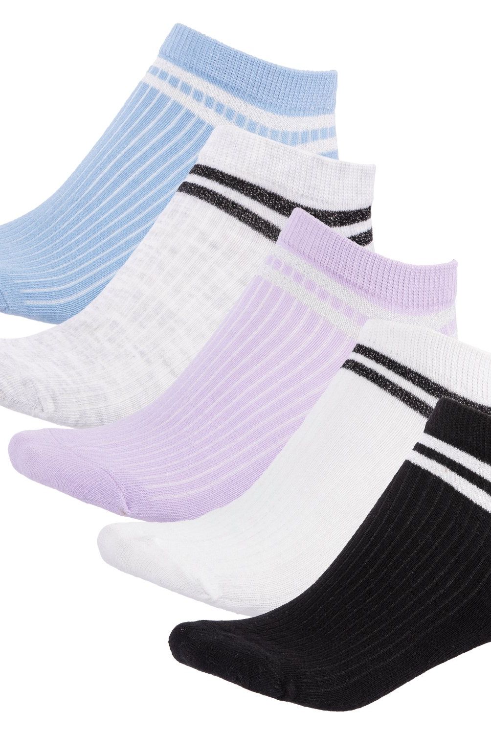 SYBILLA - Pack 5 Calcetines Cortos Mujer Sybilla