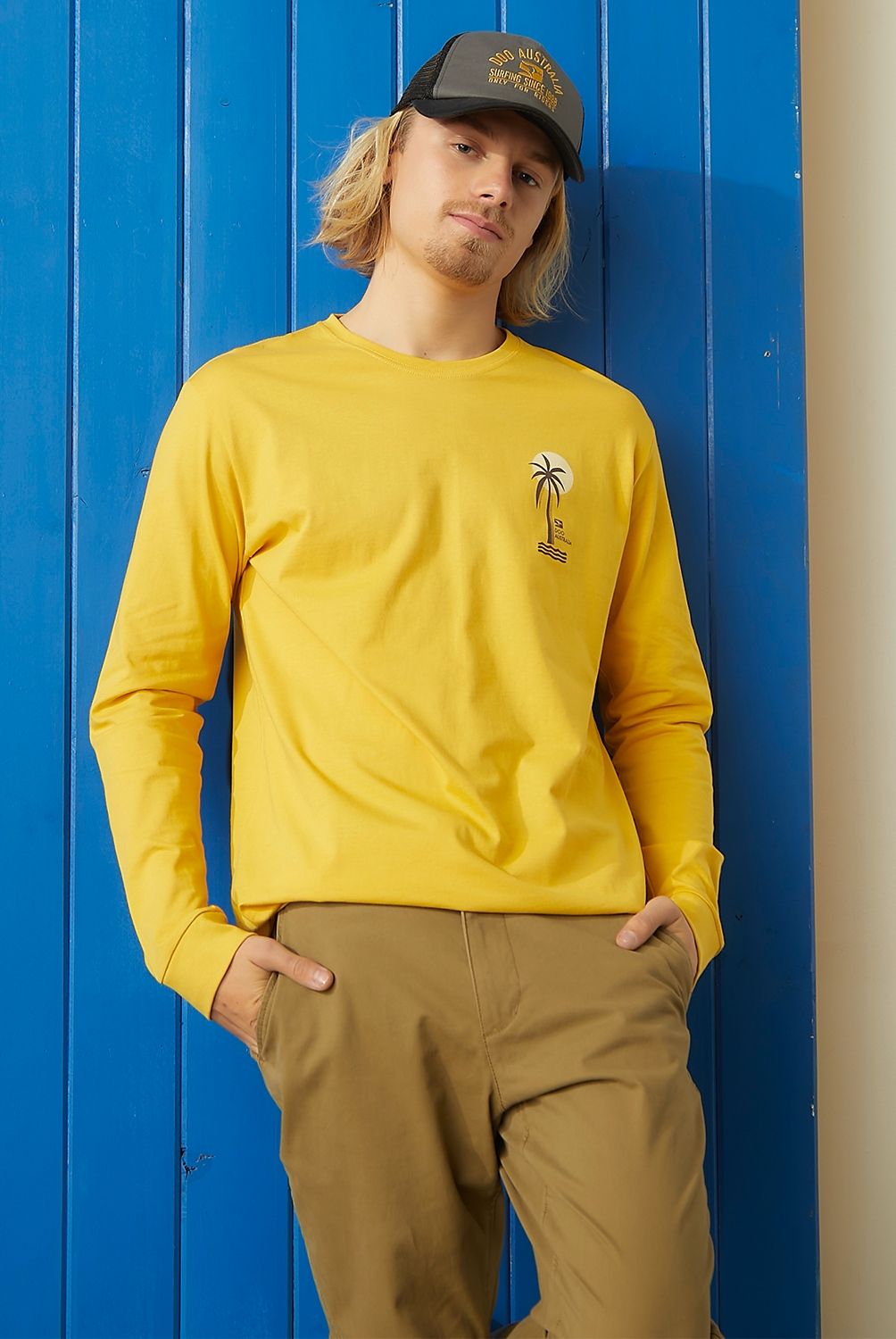 DOO AUSTRALIA - Polera Manga Larga Casual Hombre Doo Australia