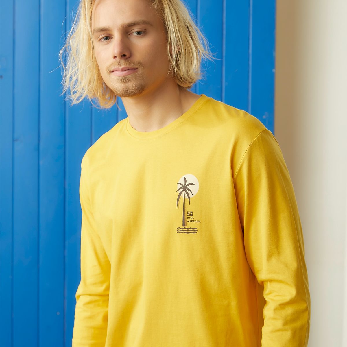 DOO AUSTRALIA - Polera Manga Larga Casual Hombre Doo Australia