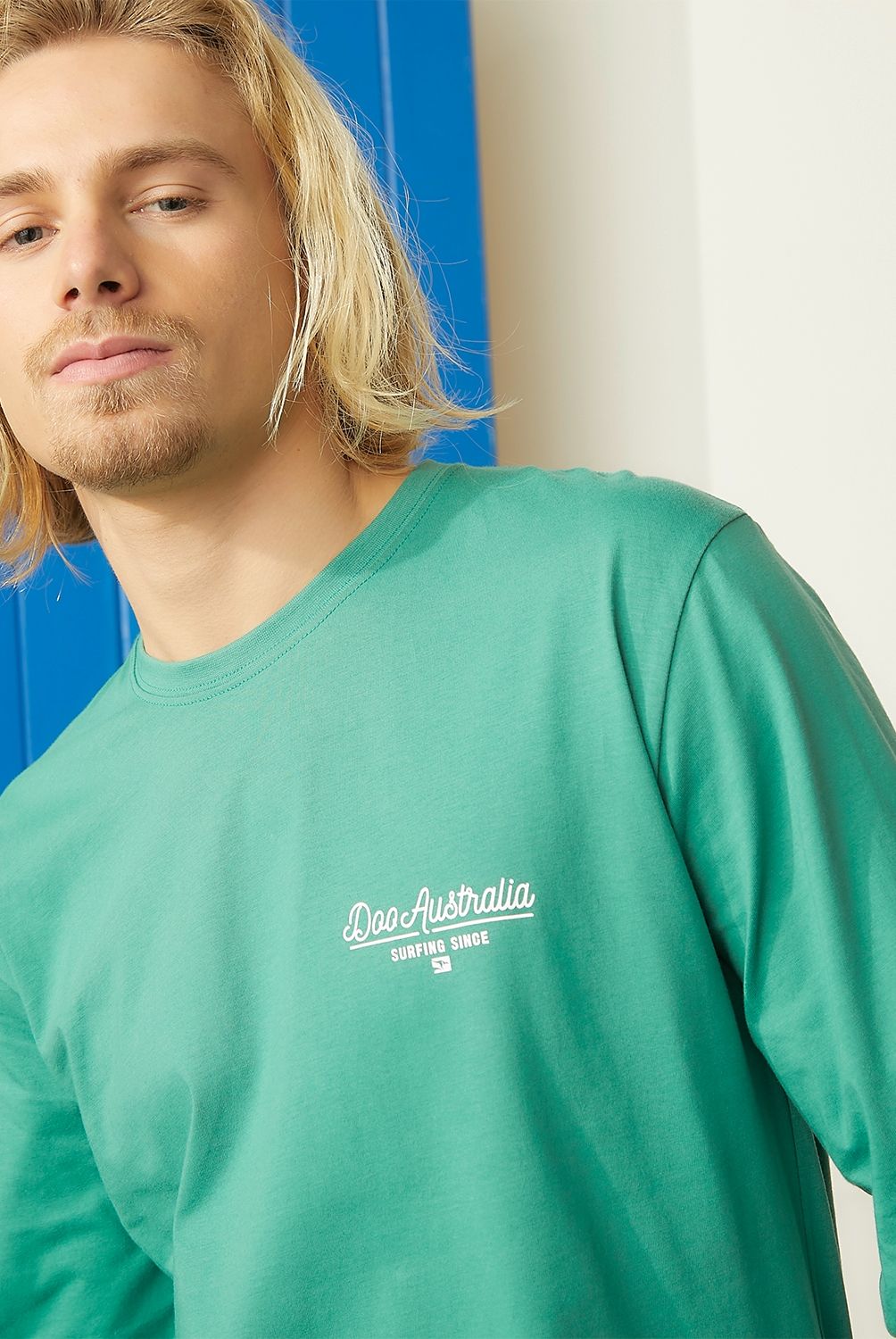 DOO AUSTRALIA - Polera Manga Larga Casual Hombre Doo Australia