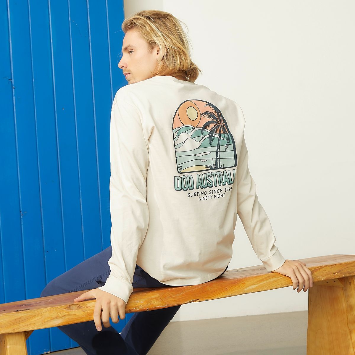 DOO AUSTRALIA - Polera Manga Larga Casual Hombre Doo Australia