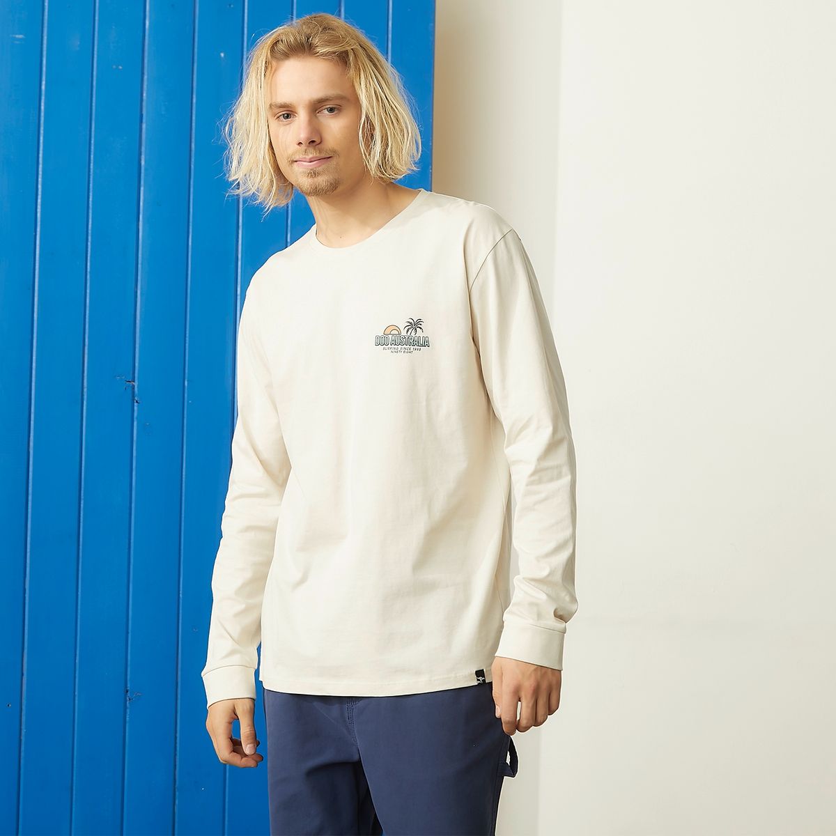 DOO AUSTRALIA - Polera Manga Larga Casual Hombre Doo Australia