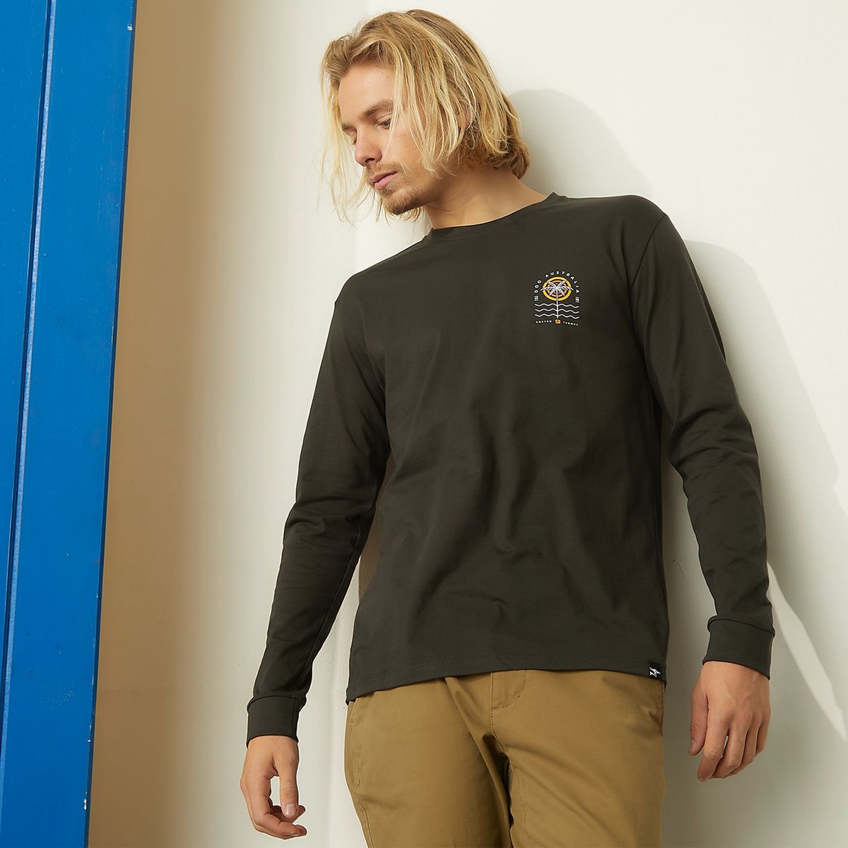 DOO AUSTRALIA - Polera Manga Larga Casual Hombre Doo Australia