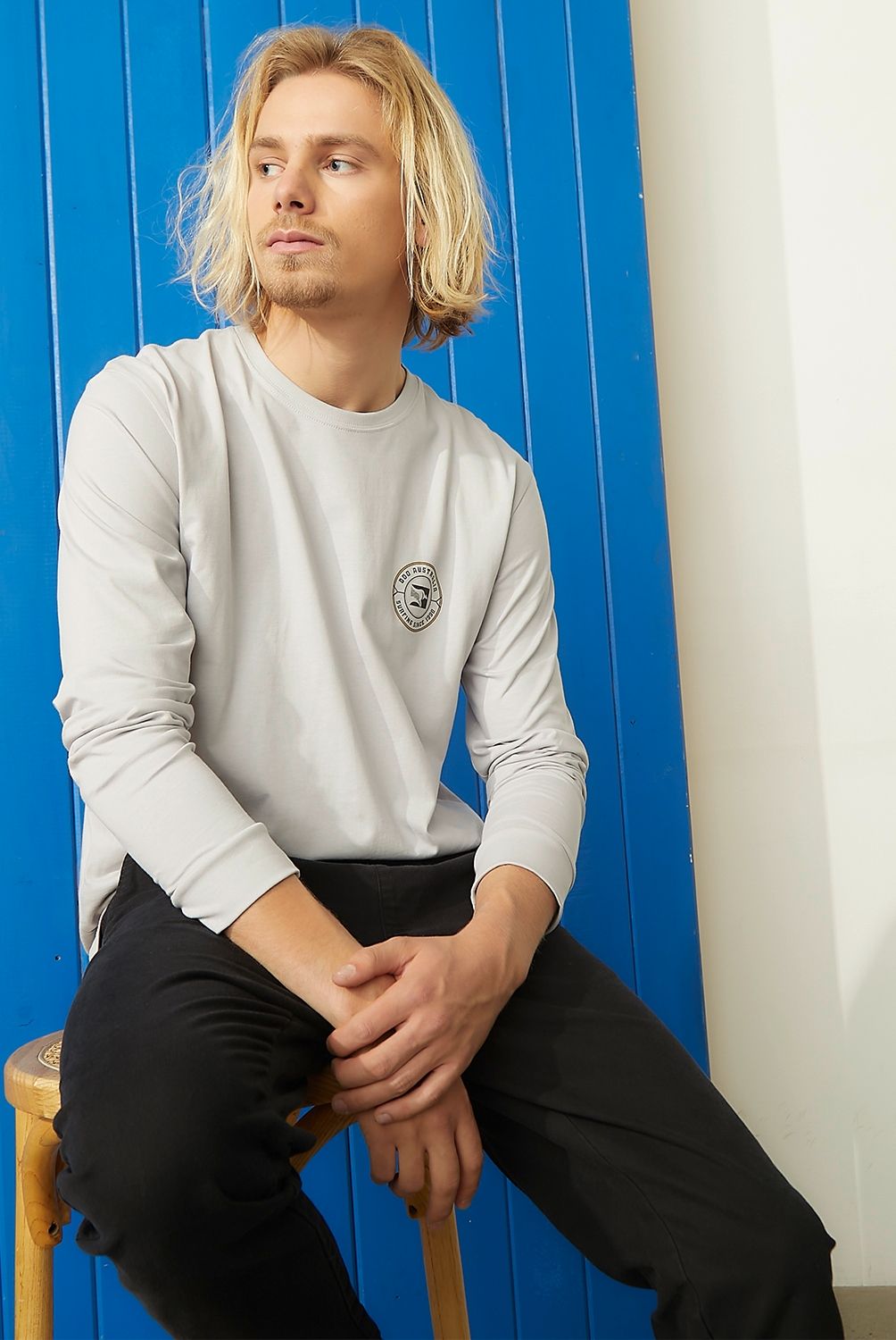 DOO AUSTRALIA - Polera Manga Larga Casual Hombre Doo Australia