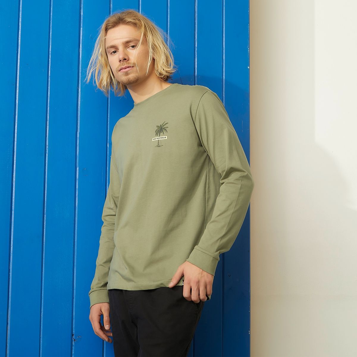 DOO AUSTRALIA - Polera Manga Larga Casual Hombre Doo Australia