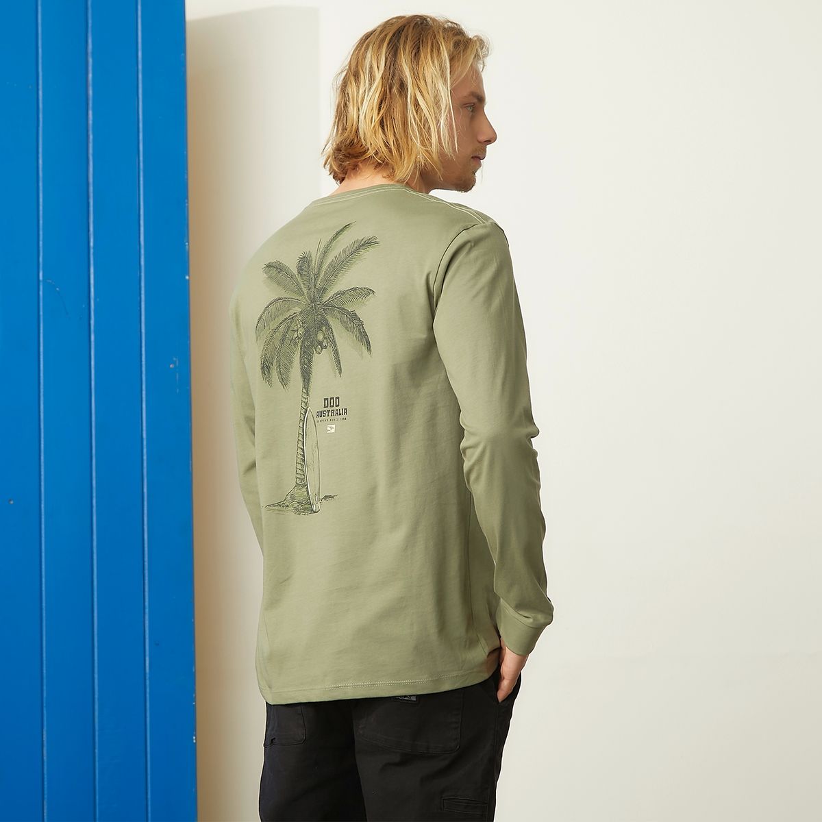 DOO AUSTRALIA - Polera Manga Larga Casual Hombre Doo Australia